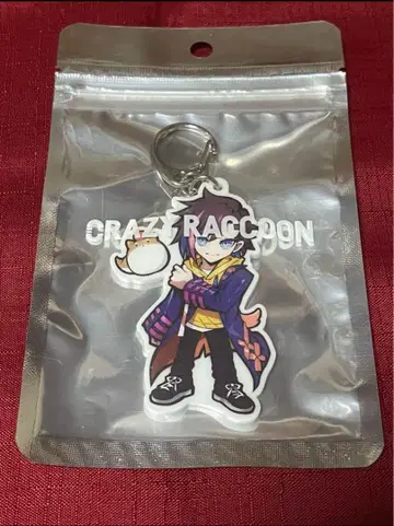 CRAZY RACCOON 아크릴 키체인