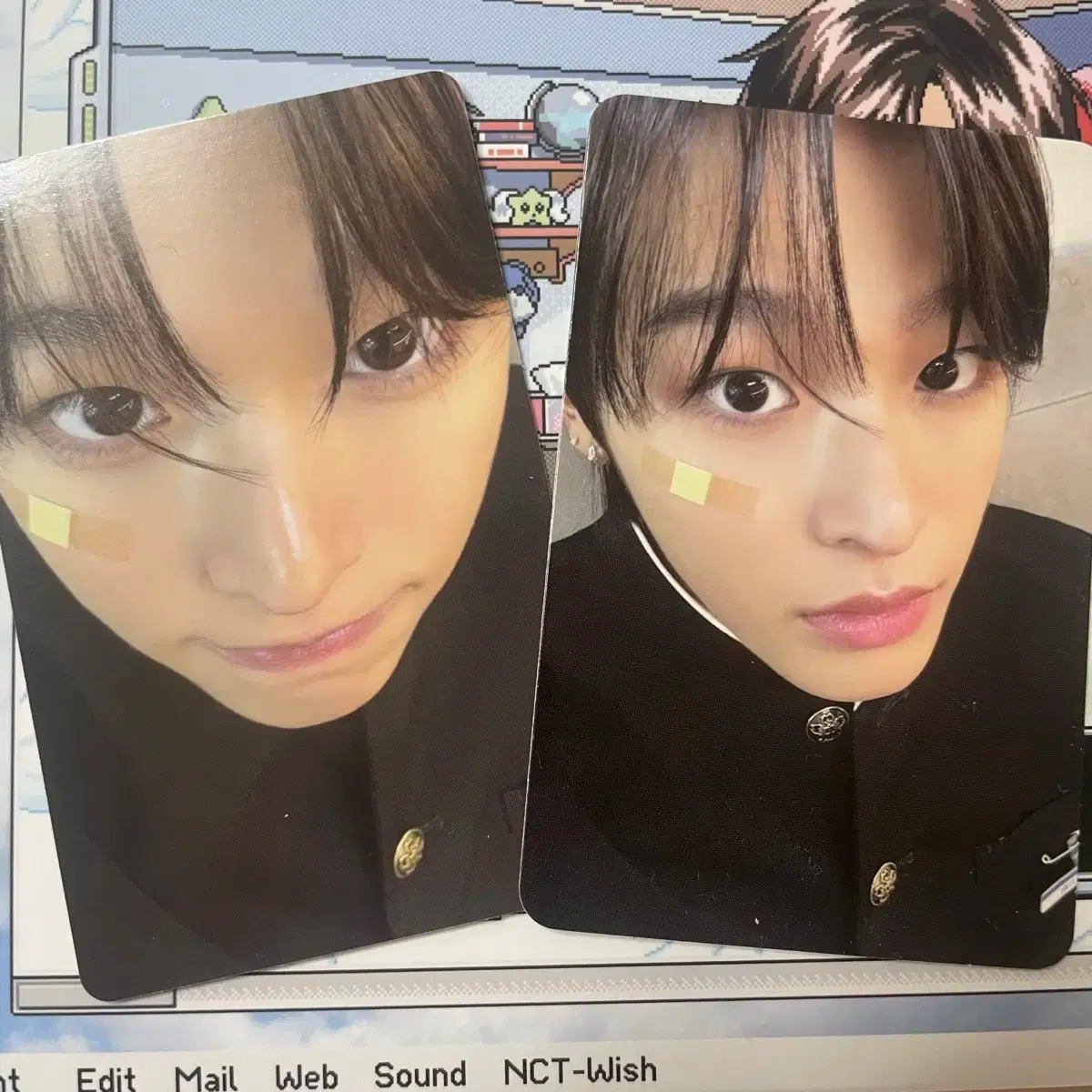 NCT | 엔시티 Nct Wish Riku Login Postcard + Gakuran Full Set on