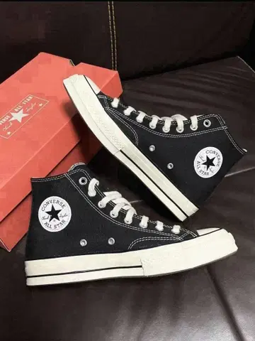 미사용 새상품 ct70 28cm 블랙 하이컷