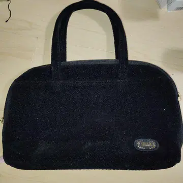 FEILER 꽃무늬 자수 토트백 블랙