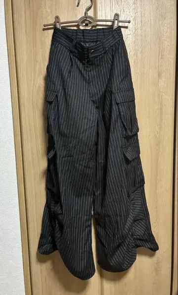 HARE 사이드 개더 카고 팬츠