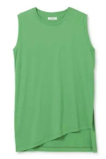 ESLOW SLIT TANKTOP 그린 슬리브리스