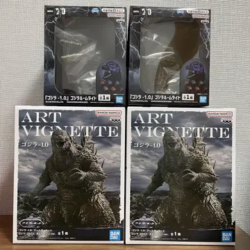GODZILLA 고질라-1.0 룸 라이트 아트 비네트 4개 세트