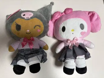 마이멜로디 & 쿠로미 봉제 인형 세트 약 30cm