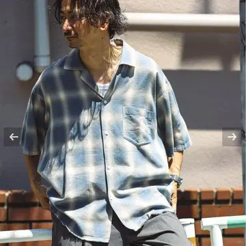 JOURNALSTANDARD relume 레이온 프린지 체크 셔츠