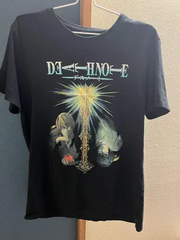 DEATH NOTE 티셔츠 블랙 가격 인하 가능