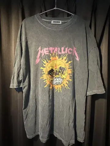 ARCHIVE METALLICA 그레이 티셔츠
