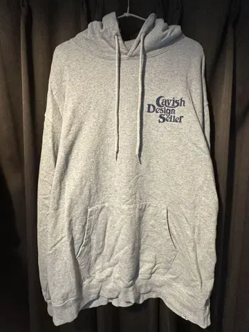 Cavish Design Seller 그레이 후드티