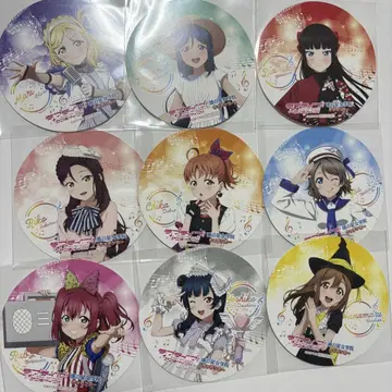러브 라이브 선샤인 Aqours 솔로 콘서트 코스터 전종 세트 컴프