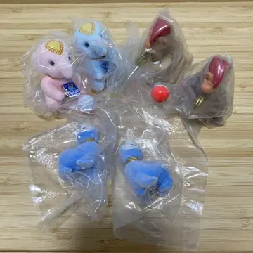 이와야의 동물 완구 장난감 가챠 미개봉 새상품 6종 세트