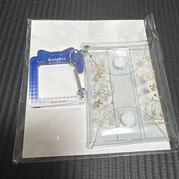 앙스타 애니 카페 미니 클리어 파우치 카라비너 미개봉 knights