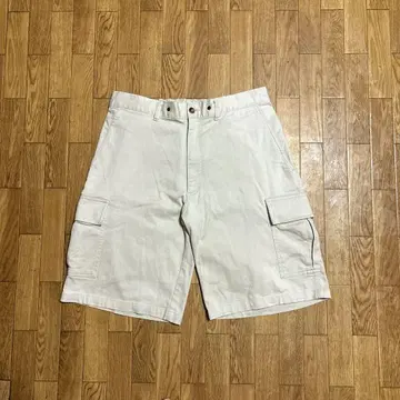 90s CHAPS RALPH LAUREN 하프 팬츠 크림 L 카고