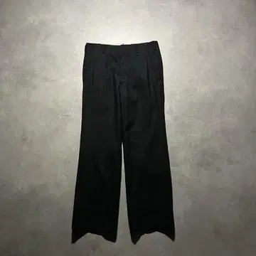 빈티지 탈론 블랙 블루 스트라이프 슬랙스
