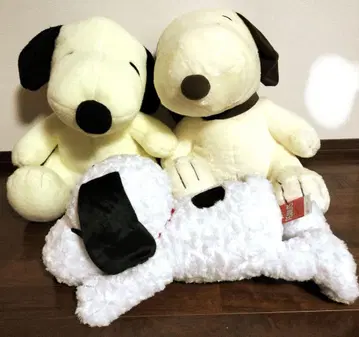 스누피 봉제 인형 3개 세트