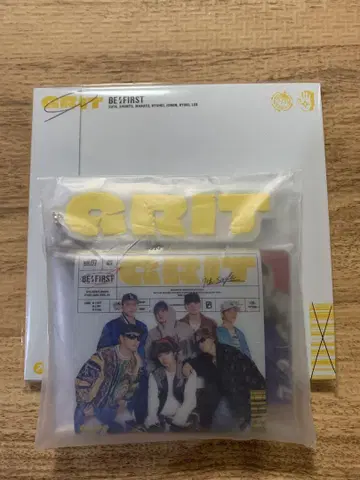 BE:FISRST GRIT 멀티 케이스 포함 러버 키링 미재생 CD