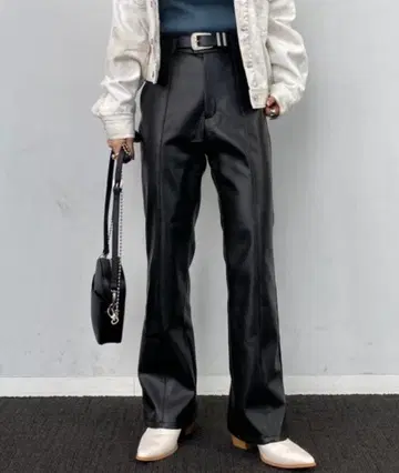 PAGE BOY 가죽 팬츠 스키니 팬츠 슬랙스 페이지 보이