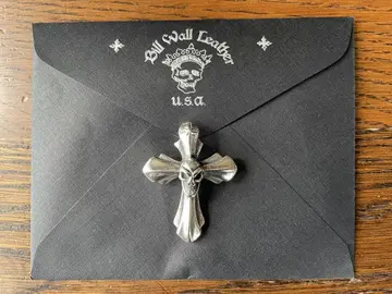 빌 월 Cross Good Luck Skull Pendant PN906