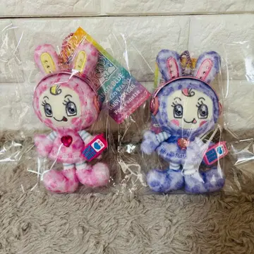 베리에짱 레오파드 2개 세트 퍼플 핑크 봉제 인형 참