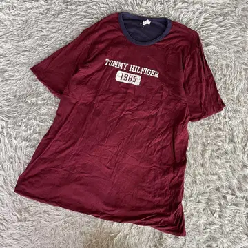 TOMMY HILFIGER 타미힐피거 빈티지 로고 티셔츠 L