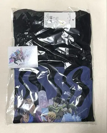 초레어 새상품 MURUA 죠죠 티셔츠 덤 포함 남녀 공용 블랙 스티커