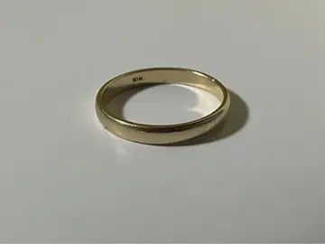 10K 골드 심플 밴딩 반지