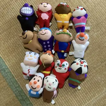 호빵맨 봉제 인형 묶음 판매 세트