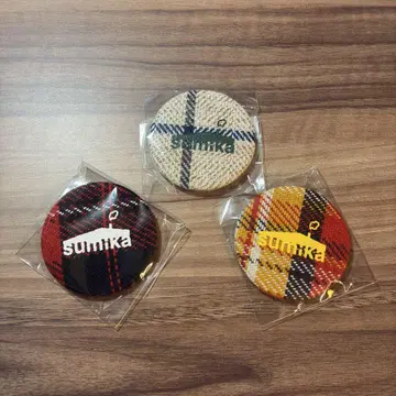 3개 세트 캔뱃지 천 가챠가챠 Vermillion's sumika