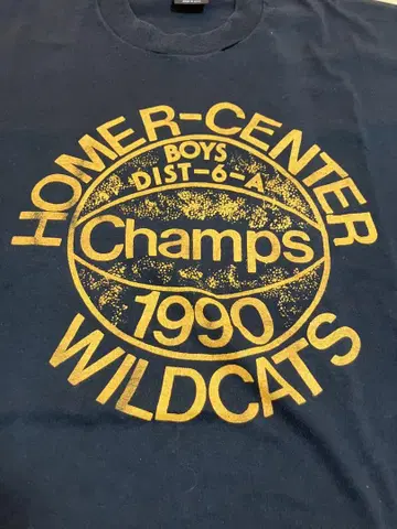 USA제 90s WILDCATS 1990 Champs 티셔츠