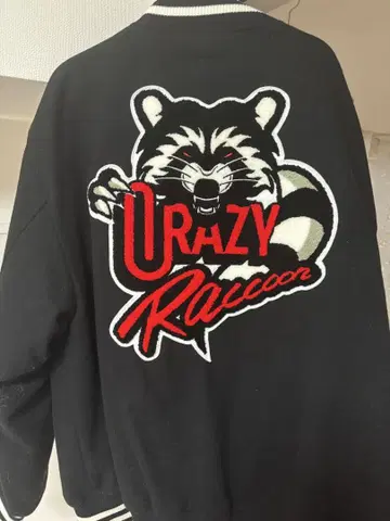 CrazyRaccoon 자켓 바시티 자켓