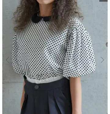 donoban 캔디 도트 블라우스 택 포함 새상품