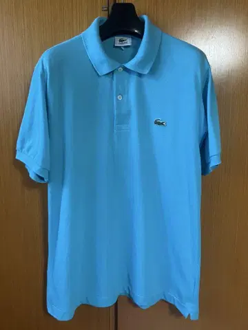 CHEMISE LACOSTE 피케 셔츠 사이즈 4 터콰이즈 오사카 상점