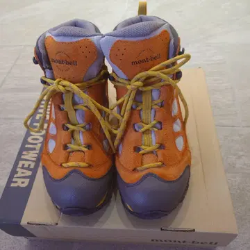 mont-bell 트레킹 슈즈 24.0cm 오렌지