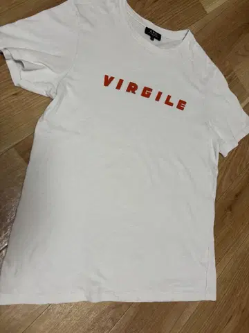 아페쎄 로고 티셔츠 VIRGILE 남성용 L 사이즈