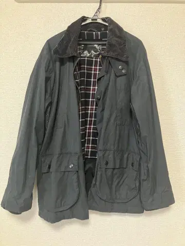 LAKELINE 네이비 오일 자켓