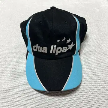 Dua Lipa 로고 캡 블랙 스카이블루 Radical Optimism