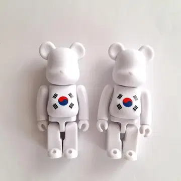 베어브릭 BE@RBRICK 시리즈 44 플래그 한국 2개