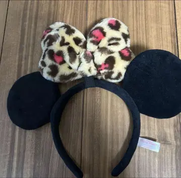 미니 머리띠 디즈니 Disney 표범 무늬
