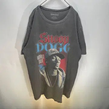 2007 투어 SNOOP DOGG 스눕 독 티셔츠 사이즈 L