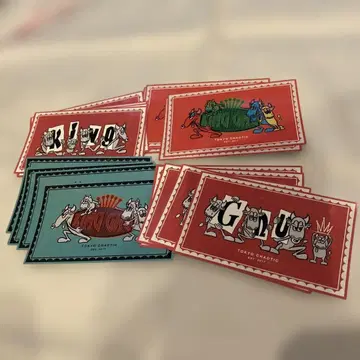 King Gnu 오리지널 스티커 20개 세트