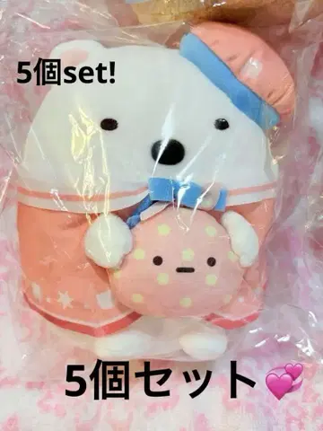 5개 스미코구라시 테노리 봉제 인형 & 시로쿠마의 고향 미니코와 함께 대