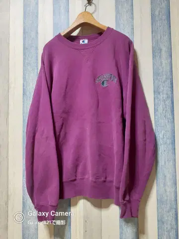 90s 챔피온 파랑 자수 택 USA제 그레이 XL 맨투맨
