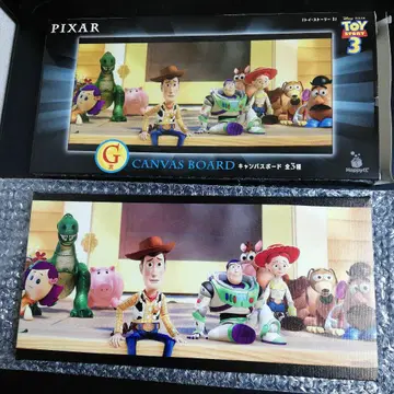 PIXAR Happy 복권 제일복권 토이스토리 G상 캔버스 보드