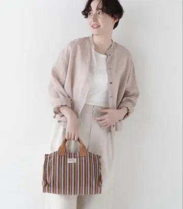 새상품 휴먼 우먼 라미 밴드 카라 셔츠 블라우스 핑크