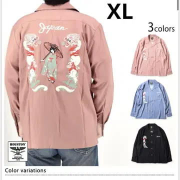 택 포함 새상품 HOUSTON XL 수베니어 셔츠 스카 셔츠 마이코 류