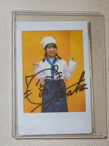 야노 히나키 친필 사인 폴라로이드