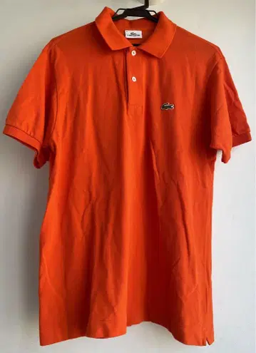 새상품급 LACOSTE 라코스테 피케 셔츠 표기 4 L 사이즈 오렌지