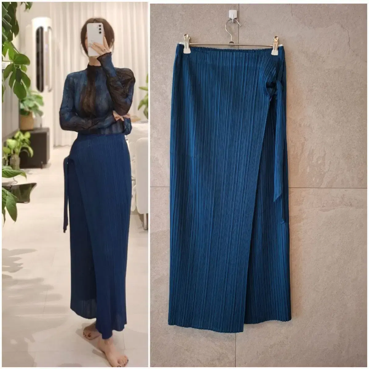 Like new. Pleats Please Jam Wrap Skirt Issey Miyake