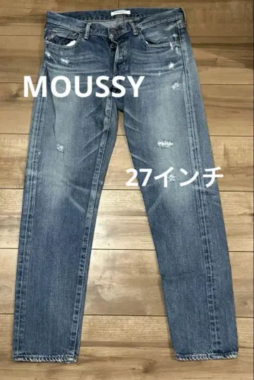 마우지 데님 팬츠 27인치 여성용 팬츠