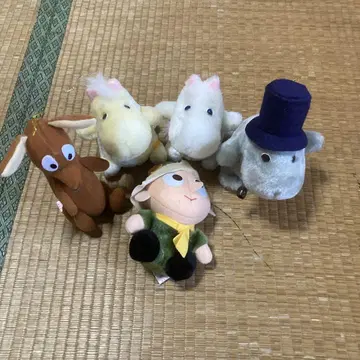 무민 봉제 인형 레트로