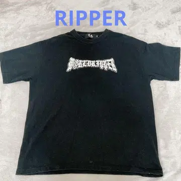 RIPPER 자수 헤비 웨이트 티셔츠